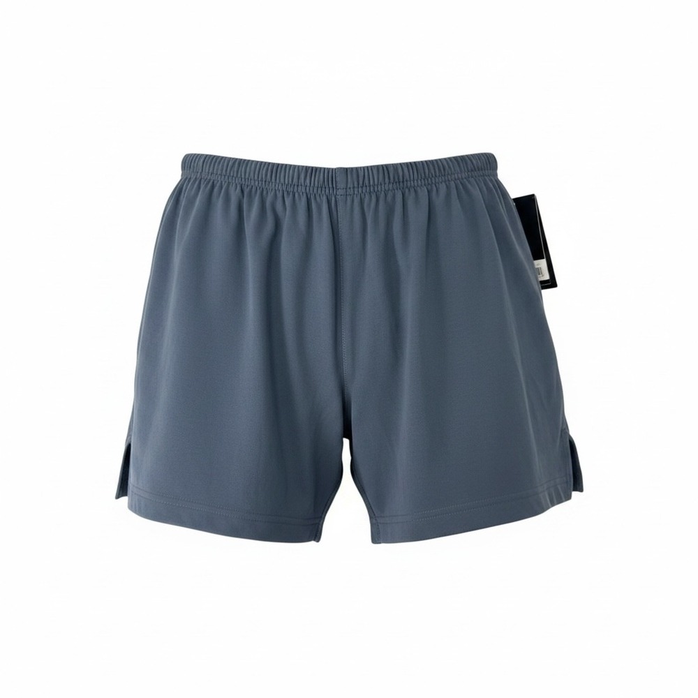 Adidas Mens Gray Blue Cotton Blend Athletic Gym Shorts XL F15NBAP983A NEW